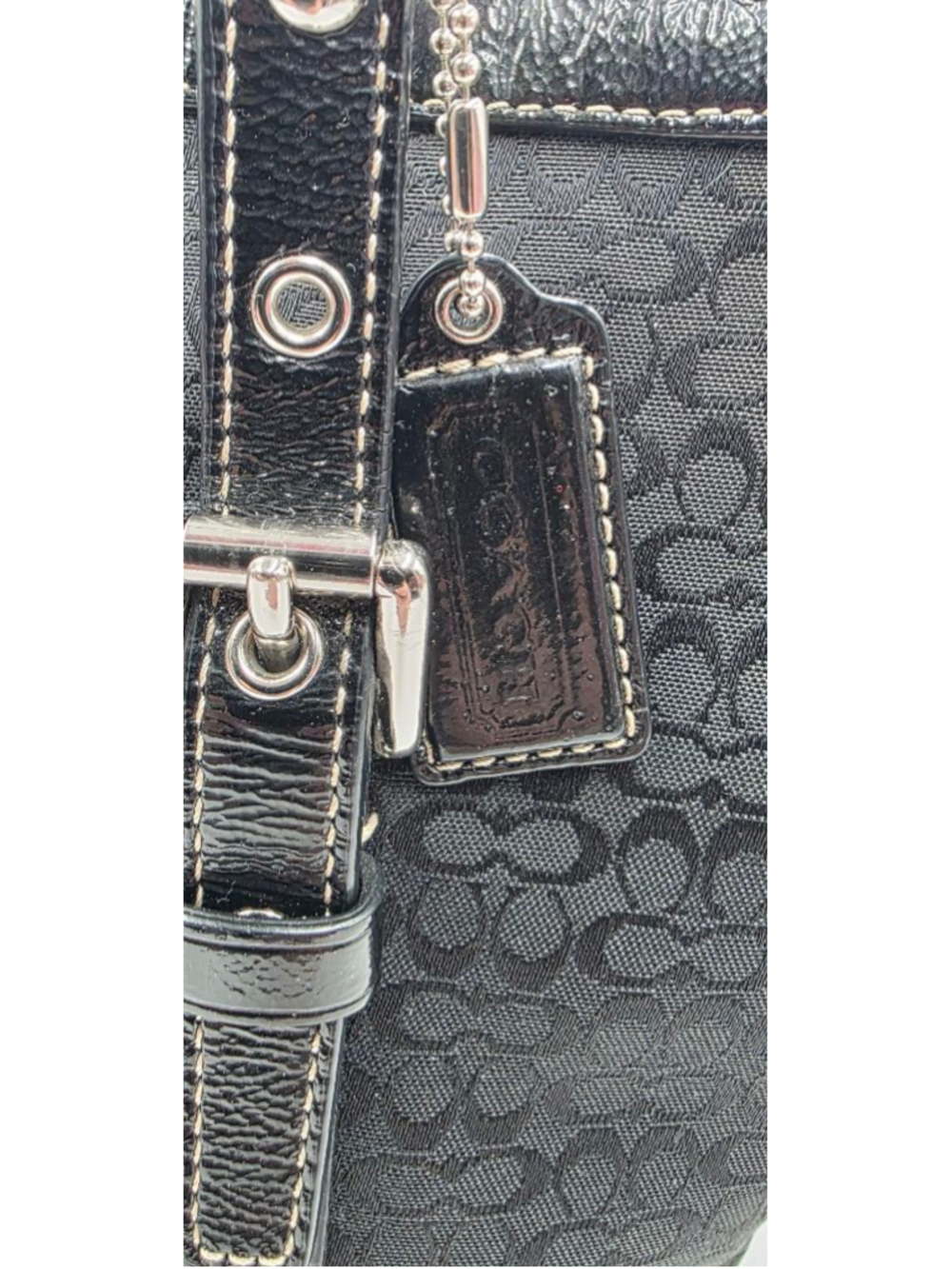 EUC Women's Coach Black Gallery Tote - Picture 5 of 16